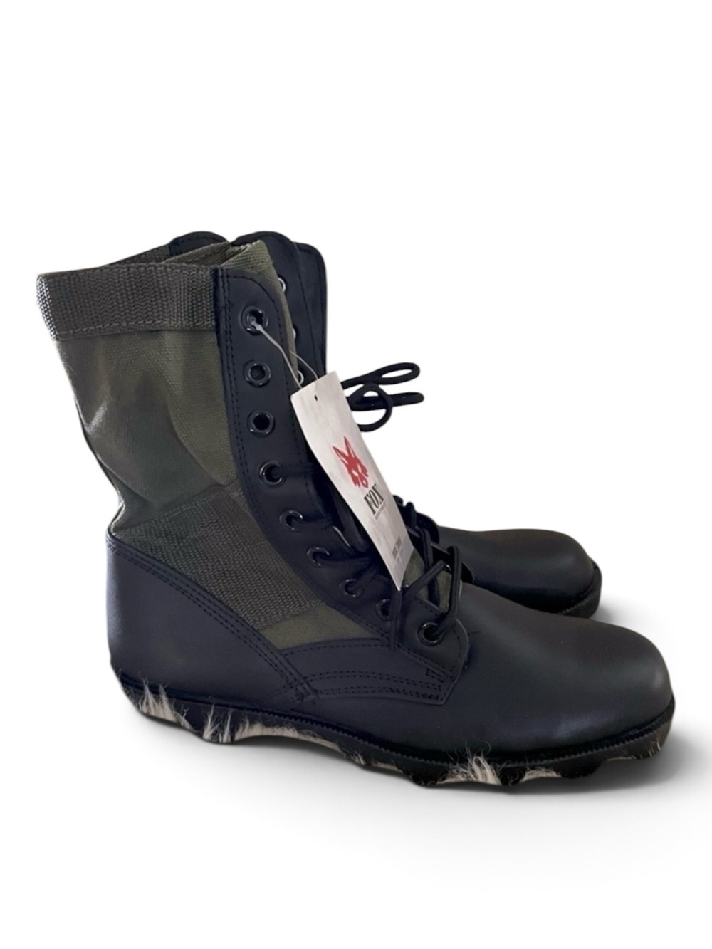 NWT FOX Vietnam Jungle Olive/ Black Combat Hiking Boots
